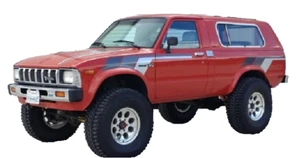 VINTAGE STYLE, GRAPHICS, DECALS, SET FIT TOYOTA TREKKER 80 to 83 - Bild 1 von 8