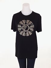 VERSACE COLLECTION M Medusa Head Studded T-shirt Black Tee
