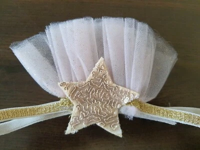 Pottery Barn Kids Pink tulle Fairy Headband Only for Costume Halloween  - Image 1 of 3