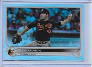 2022 Series 1 Baseball Rainbow Foil #328 Keegan Akin Baltimore Orioles - Picture 1 of 2