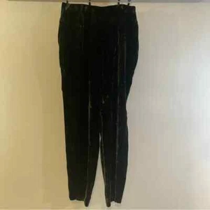 Josephine Chaus Rayon Silk Velour Side Zipper Straight Leg Pants Size 10 - Picture 1 of 5