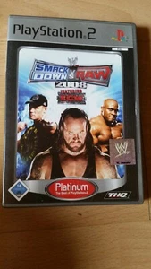 Sony Playstation 2 | PS2 Smack Down vs. Raw 2008 mit Anleitung Zustand gut  - Bild 1 von 3