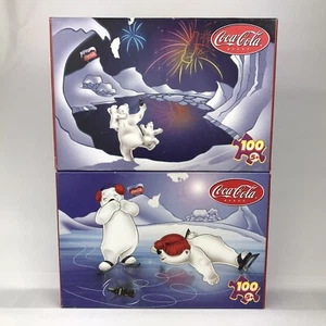 Coca Cola Brand Three Cheers & Spinning Bottle No. 86499 100 Piece Puzzle (2002) - Picture 1 of 12