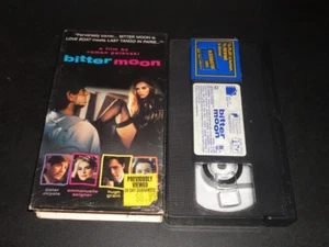 Bitter Moon (VHS, 1992) Hugh Grant Roman Polanski Erotic Thriller Rare HTF OOP - Picture 1 of 4