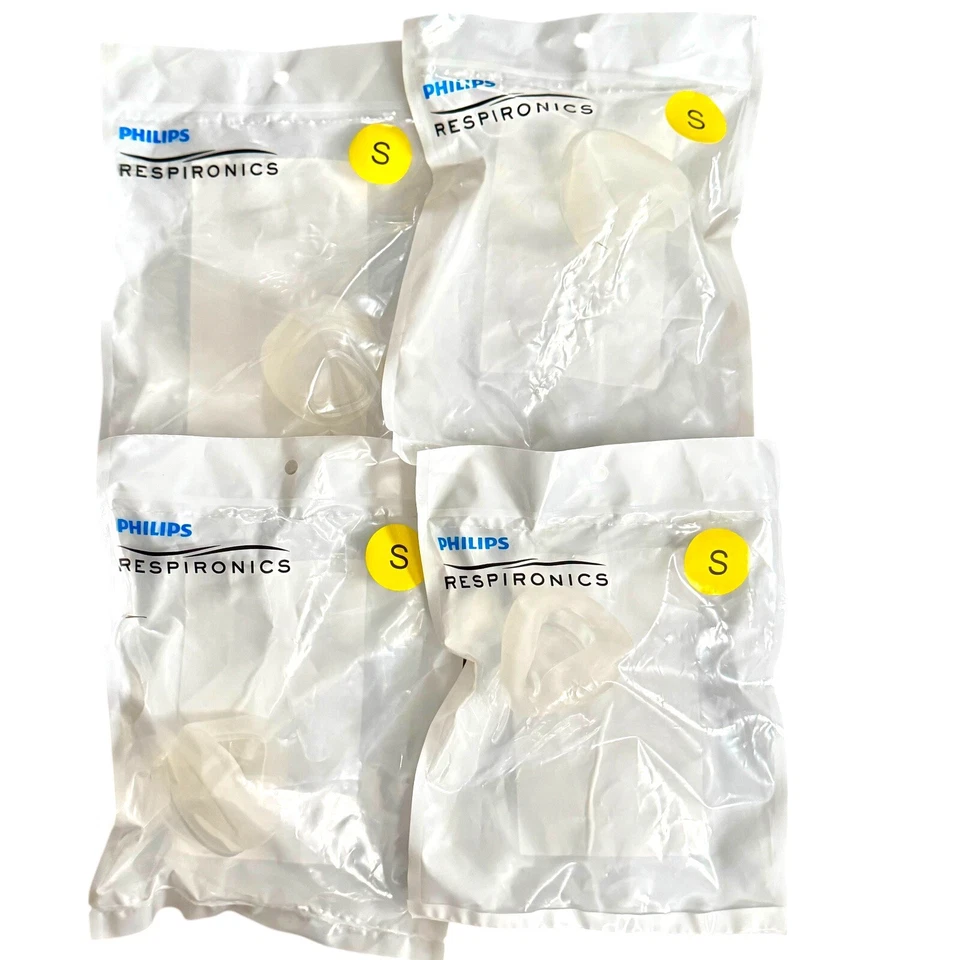 Cojín nasal Respironics DreamWisp. Pequeño #1137959 LOTE DE 4 Foto 1 de 4