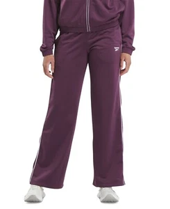 Reebok Womens Purple Pull-On Drawstring Tricot Track Pants Size M - Picture 1 of 3
