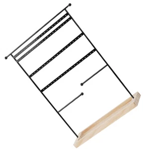 Jewelry Storage Display Stand Necklace Hanging Rack Earring Holder - Picture 1 of 12
