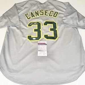 Jose Canseco signed Oakland A's Custom jersey autographed JSA Witnessed - Picture 1 of 4