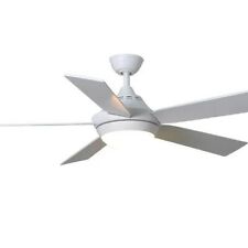 Harbor Breeze Portes 52in Matte White Indoor Ceiling Fan with Light and Remote