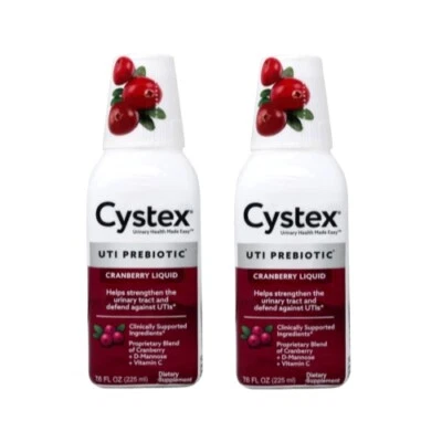 2 Pack Cystex Urinary Health Cranberry Flavor 7.6Oz Each - Image 1 of 4