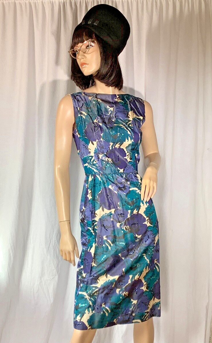 Sheath 1950s 100% Silk Vintage Dresses for Women for sale | eBay Sheath 1950s 100% Silk Vintage Dresses for Women for sale | eBay