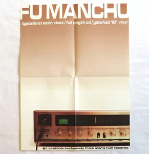 Fu Manchu Poster Frank Kozik Mans Ruin Records Eatin' Dust LP Stoner Rock Band - Bild 1 von 4