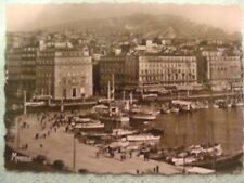 CPA - MARSEILLE - Le Vieux Port - Le quai des Belges -1951 - MIREILLE - Post Card