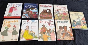 9 PATRICIA POLACCO CHILDREN PICTURE BOOK LOT SET Pink Brother Enzo Lincoln Club - Picture 1 of 1