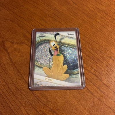 2025 Topps Chrome Disney Pluto Mini-Diamonds Refractor #95 - Image 1 of 2
