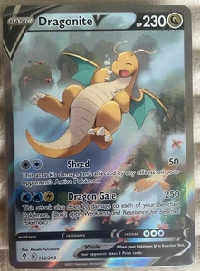 Pokémon TCG Evolving Skies Dragonite V Alt Art 192/203 ULTRA RARE NM - Picture 1 of 2