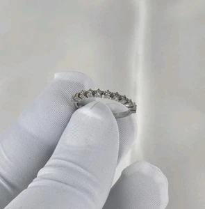 Natural Diamond Ring 925 Sterling Silver Handmade Ring Star Cut Diamond Ring - Picture 1 of 9