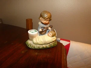 Angelo portacandele presepe Holt Howard 1963 - Foto 1 di 6