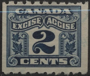 Kanada 1915 #FX46 2c blau Verbrauchsteuer - 2 Blatt - Perf 8 Spule, postfrisch - Bild 1 von 1