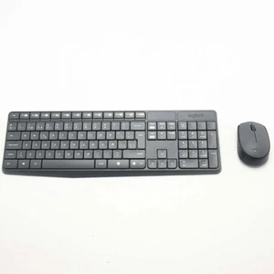 Logitech MK235 Kit Mouse And Keyboard Wireless Qwerty Es Layour Spanish Set - Picture 1 of 5