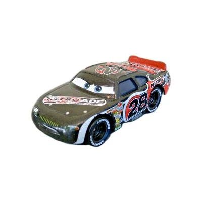 Disney Cars Aiken Axler N.28 Nitroade Macchina Metallo 1/55 Buono Stato Loose - Immagine 1 di 4