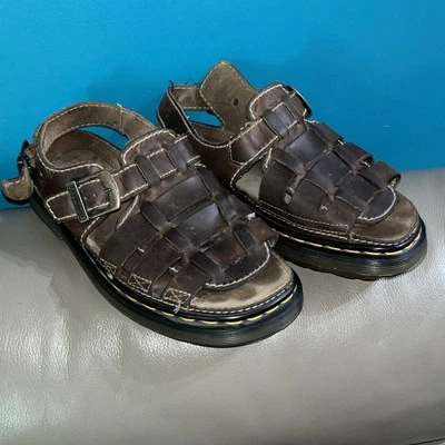 Sandalias de Pescador Dr. Martens Unisex 8191 Cuero Marrón Talla M 9 Foto 1 de 4