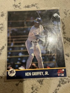 1991 KEN GRIFFEY JR - LINE DRIVE ACTION PHOTO 8x10 FACTORY SEALED NIB MINT - Picture 1 of 2