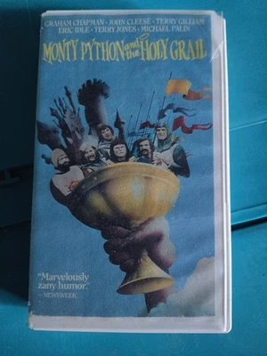 Monty Python and the Holy Grail VHS Ex Rental Hard White Case Numbers Match Up - Image 1 of 4