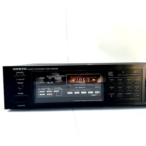 ONKYO TX-80 Quartz Synthesized Tuner Amplifier Receiver Tested Working-READ - Picture 1 of 2