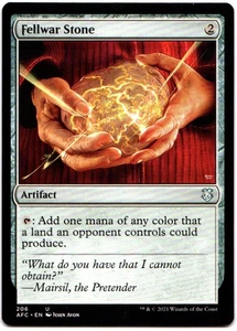 FELLWAR STONE 206 MAGIC THE GATHERING COMMANDER ADVENTURES IN THE FORGET REAL - Bild 1 von 4