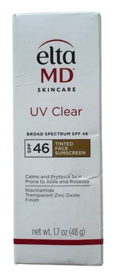 Elta MD UV Clear TINTED SPF 46 Facial Sunscreen - 1.7 oz - Ex: 7/27 - Image 1 of 4