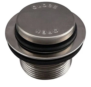 Keeney K826-20DSBN Metallverschluss-Baugruppe, gebürstetes Nickel Wanne Pop-Up-Abfluss - Bild 1 von 3