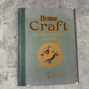 Antique 1920 Home Craft American Woman's Handbook Household How to Crochet Knit - Bild 1 von 8