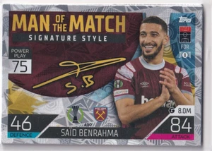 Topps Match Attax Champions League 22/23 430 Said Benrahma Signature Style - Bild 1 von 1