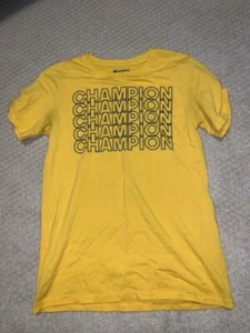 Champion Girls Tee Size XL Yellow Great Condition - Picture 1 of 1