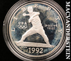 1992-S épreuve gemme commémorative dollar-choix baseball olympique argent 1992 lustre #7