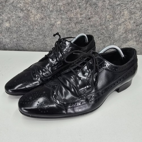 Scarpe Burberry Prorsum Brogue Oxford da uomo US 11 44 in pelle nera Made in Italy