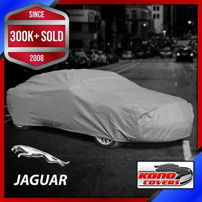CUBIERTA COCHE JAGUAR [EXTERIOR]?? ¿100% impermeable?? 100% para todo tipo de clima ?PERSONALIZADO?AJUSTE Foto 1 de 4