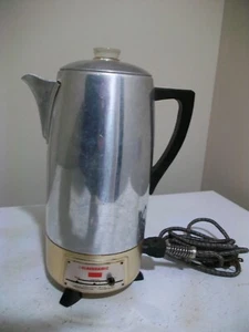 Vintage Flavoramic Westinghouse 8 Cup Perculator Coffee Pot -Works! Model 1910-S - Picture 1 of 7
