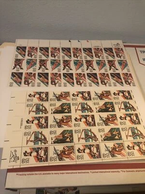 1983 Block of 25 84’ Winter Olympics & Block of 30 Summer 20 cent Stamps, MNH! - Image 1 of 4