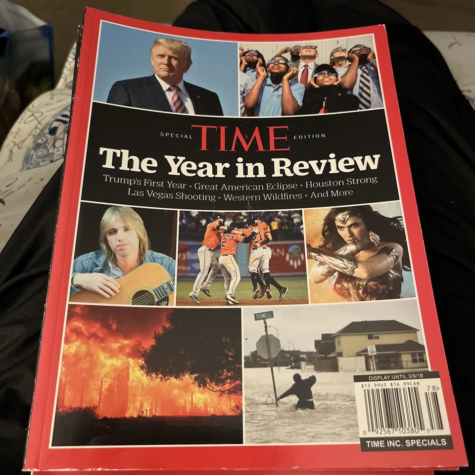 TIME  : THE YEAR IN REVIEW MAGAZINE 2017  Trump’s First Year. K-2 Foto 1 de 4