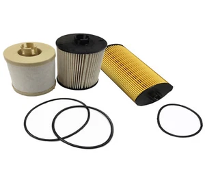Ford 6.4L Fuel Filter Oil filter 08- 10 Powerstroke Diesel F250 F350 F450 F550 - Picture 1 of 7