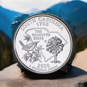 2000-S South Carolina Cameo PROOF State Quarter Coin Fast Free Shipping 2783 - Picture 1 of 5