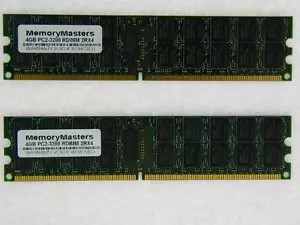 8GB (2x4GB) Dell PowerEdge 2800 Memory PC2-3200 ECC REG - Picture 1 of 1
