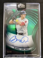 2022 Topps Chrome Black Bobby Dalbec Auto/99