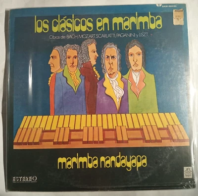 MARIMBA NANDAYAPA - LOS CLASICOS EN MARIMBA - 1975 MEXICAN LP, STILL SEALED - Image 1 of 2