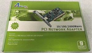 AirLink 101 Gigabit 10 / 100 / 1000 Mbps PCI 32 Bit Network Adapter NEW SEALED - Picture 1 of 3