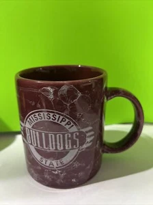 Mississippi State Bulldogs 11oz Coffee Mug - Beautiful Maroon Marble Design - Picture 1 of 4