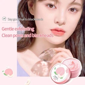 Peach Exfoliating Gel For Face Whitening 90g Facial B1X0 Body Deep Scrub C4R4 - Picture 1 of 15