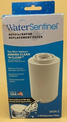 Water Sentinel Refrigerator Replacement Filter for Amana Clean N Clear WSA-1 - Image 1 of 4